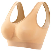 Women's Seamless Wireless Bralette – Breathable Crop Top Bra (S–5XL, 12 Colors)