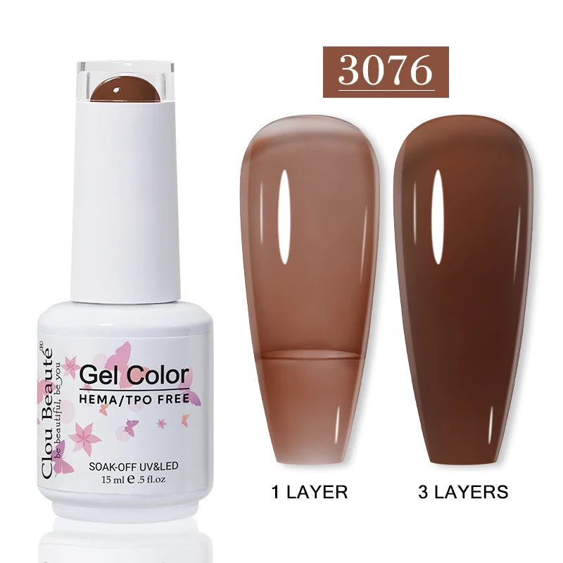 No-Wipe Top Coat & Sticky Base Coat UV Gel Polish — Long-Lasting, MSDS Certified, 15ml