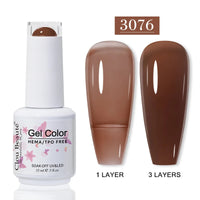 No-Wipe Top Coat & Sticky Base Coat UV Gel Polish — Long-Lasting, MSDS Certified, 15ml