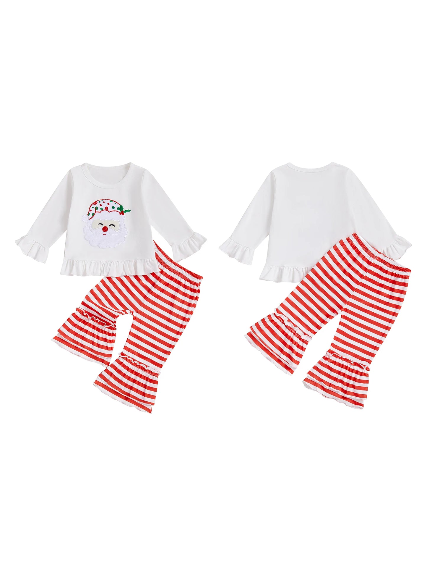 Infant Baby Boy Christmas Outfit Reindeer Applique Hoodie Sweater and Plaid Pants Set Toddler Xmas Clothes 2 Piece Kit