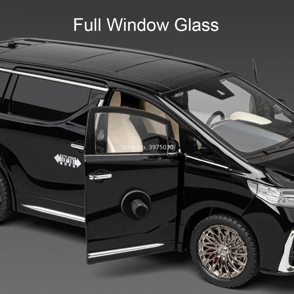 Modelo Auto Lexus LM300 MPV 1:18 Aleación Diecast - Con Luz, Música y Pull Back Regalo Niños