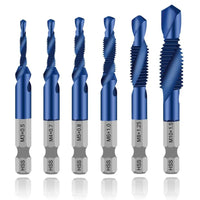HSS Titanium Metric Tap Drill Bits Set | M3–M10 Thread Taps
