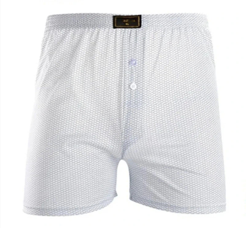 Men's Summer Printed Boxer Shorts — Breathable, Loose Fit, Beach & Homewear, Sizes L–XXL