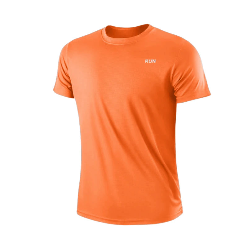 Men's Quick Dry Gym T-Shirt – Moisture Wicking Polyester