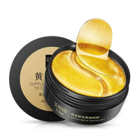 YOUNGCOME 60pc Hyaluronic Acid Eye Masks – 24K Gold, Dark Circles, Puffiness & Anti-Aging (30 Pairs)