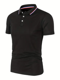 Men's Premium Polo Shirt - Breathable Casual Short Sleeve