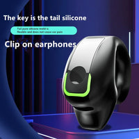 Clip-On Bluetooth 5.3 Open-Ear Earphone | Wireless Sport Headset with Noise Canceling Mic
