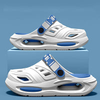 Smile Platform Slides - Thick Sole Cushioned Sandals with Removable Insoles