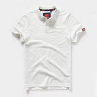 Men's Embroidered Cotton Polo Shirt – Short Sleeve Casual Summer Top