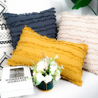 Nordic Cotton Linen Throw Pillow Cover | Soft Plain Cushion Case for Sofa & Bed