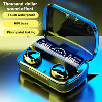 TWS Wireless Earbuds with Power Bank Charging Case – Sport & Gaming Bluetooth Headphones