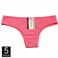 Pack de 5 Panties de Algodón para Mujer - Ropa Interior Cómoda y Sexy