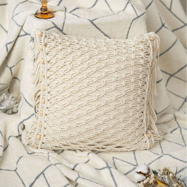 Bohemian Embroidered Cushion Cover | Handwoven Colorful Boho Chic Pillowcase