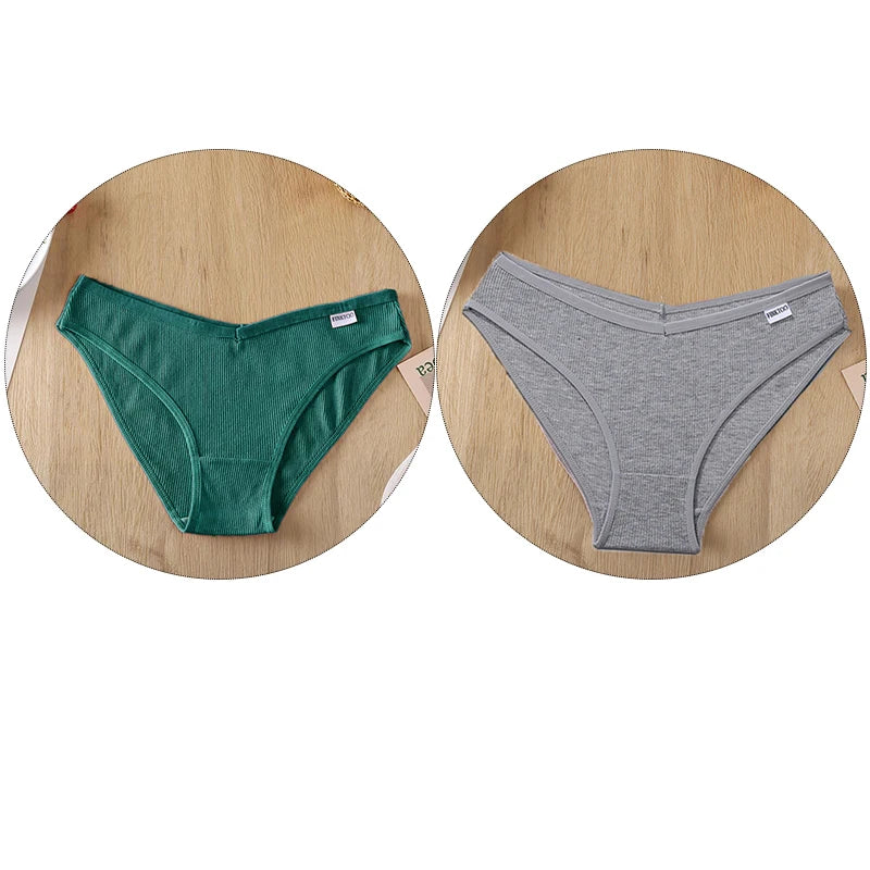 Set de 2 Panties de Algodón Hipoalergénico Talle V Plus M-4XL