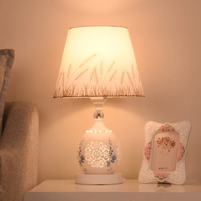Crystal Table Lamp - Modern Bedroom Lighting