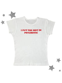 Aesthetic Baby Tee | Y2K Fairy Crop Top for Women – Cute Printed Streetwear