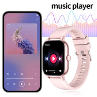 Smart watch with multiple sports modes, can make and receive calls, message reminders, health monitoring, compatible with Androi