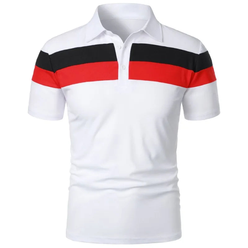 Men's Luxury Polo Shirt | Breathable Short Sleeve Business Casual Tee S–6XL