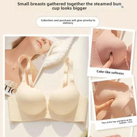 Sostén Push Up Sin Aro para Pecho Pequeño - Relleno Ultra Grueso 6CM Cómodo y Sexy