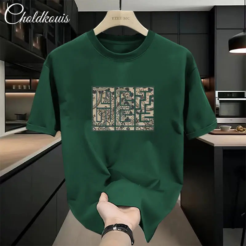 Men's Premium 100% Cotton Relaxed-Fit T-Shirt
