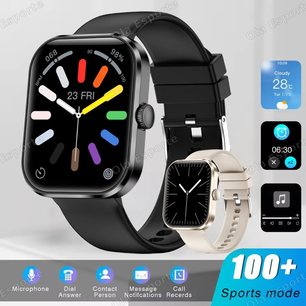 Outdoor Sport Smart Watch | 1.83" GPS Alexa Bluetooth Calling Heart Rate Blood Oxygen Waterproof Smartwatch