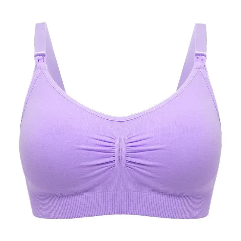 Boneless Nursing Bra – Front Clasp, U-Back & Removable Pads | Anti-Sagging Maternity Bra