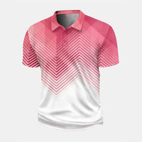Men's 3D Print Short Sleeve Polo Shirt — Streetwear, Casual & Cool