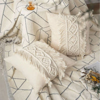 Bohemian Embroidered Cushion Cover | Handwoven Colorful Boho Chic Pillowcase