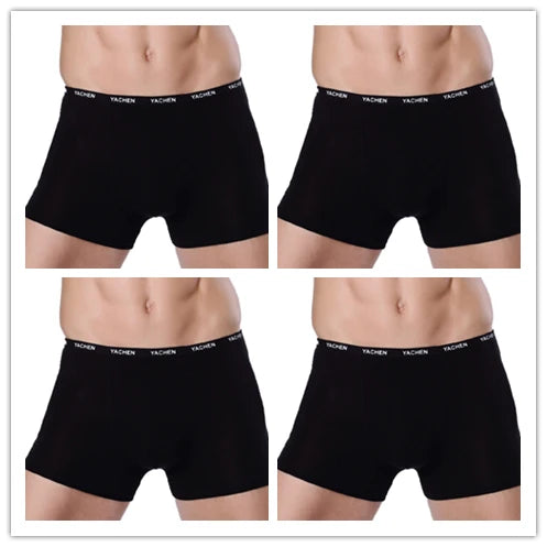 Men's Bamboo Boxer Shorts – 4-Pack Soft & Breathable Underwear (L–XXXL)
