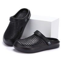 Women's Breathable EVA Flat Sandals | Hollow Out Non-Slip Beach Clogs | US 5–10.5