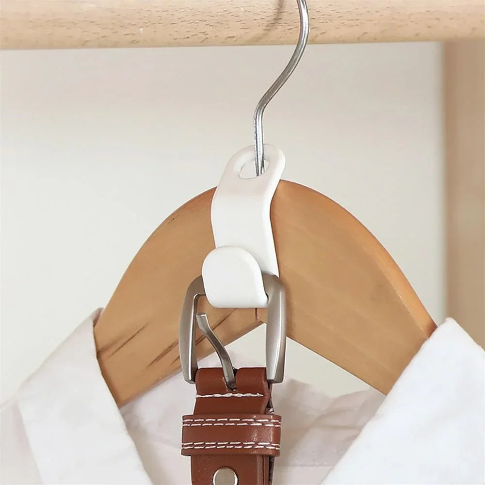 Cascading Hanger Connector Hooks – Space-Saving Closet Organizer (Set of 5, 10 or 20)