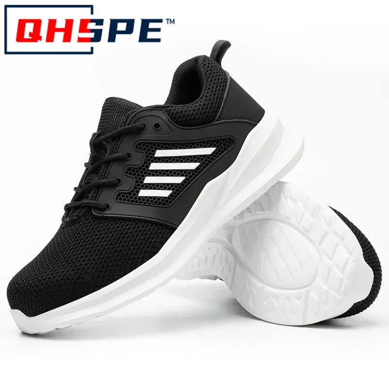 Men's Steel Toe Safety Shoes - Puncture-Proof Work Sneakers