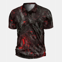 Men's 3D Print Short Sleeve Polo Shirt — Streetwear, Casual & Cool
