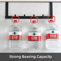 5-Hook Over-the-Door Organizer Rack | Clothes, Coats, Towels & Hats Hanger
