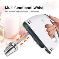 7-Speed Electric Hand Mixer | Automatic Blender for Cream, Eggs, Cake & Dough