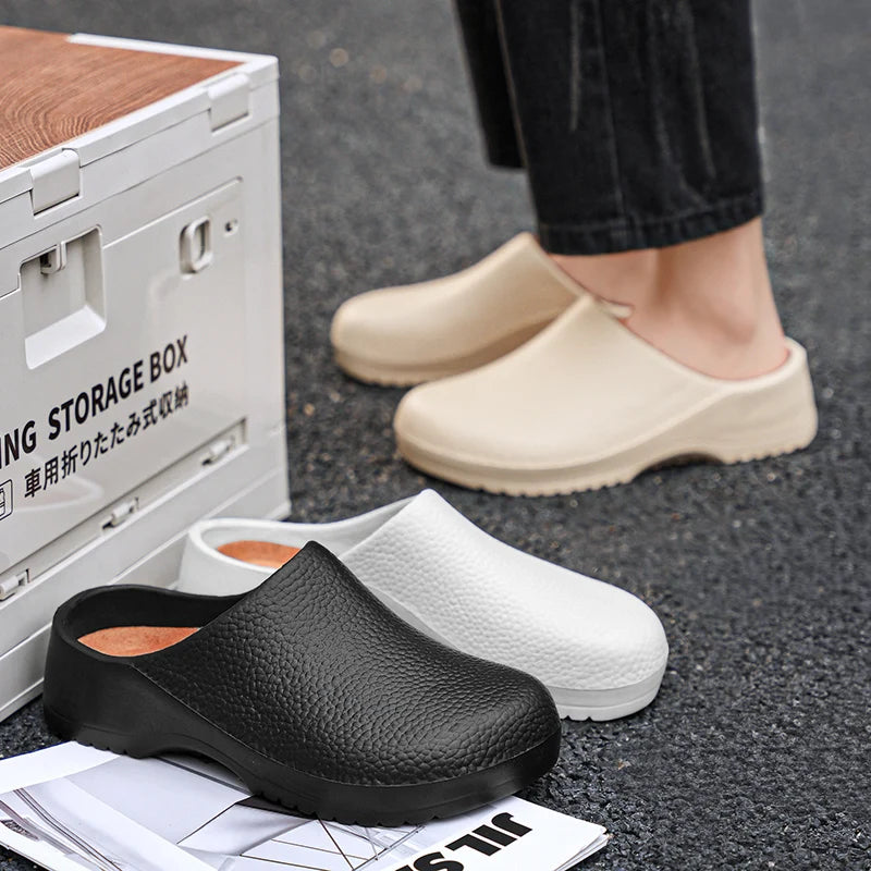 Zuecos de Jardín Impermeables Unisex - Sandalias Antideslizantes para Chef, Trabajo y Exteriores