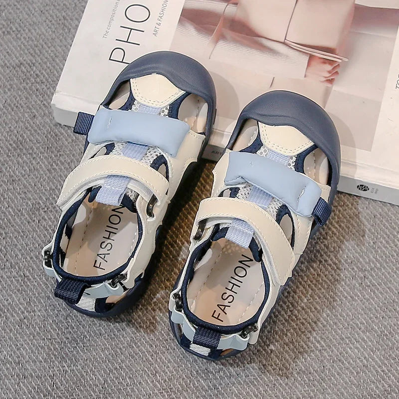Boys Sport Sandals – Anti-Slip Soft Sole Summer Shoes
