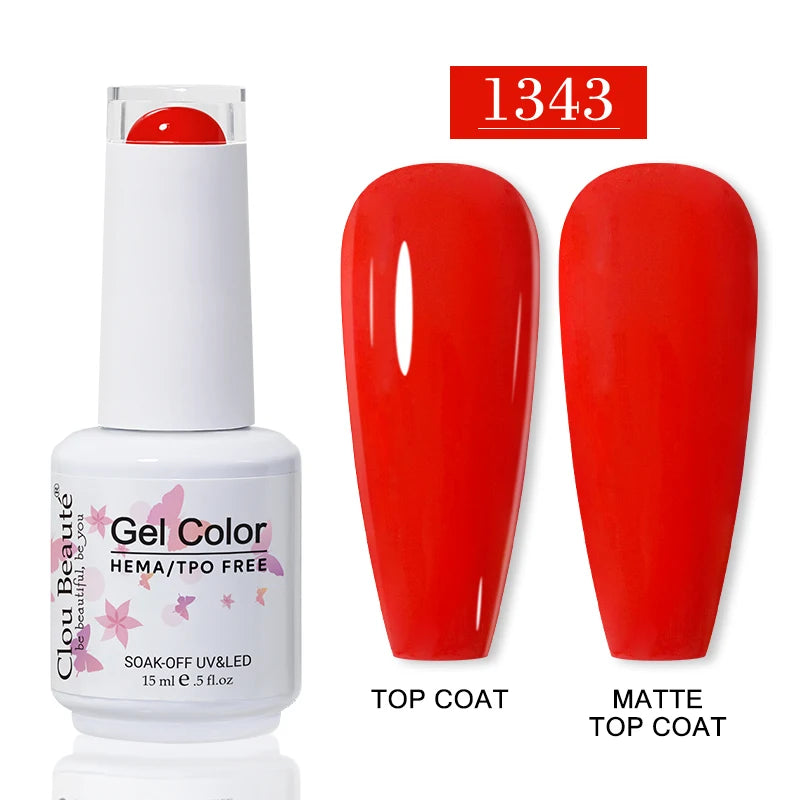 No-Wipe Top Coat & Sticky Base Coat UV Gel Polish — Long-Lasting, MSDS Certified, 15ml