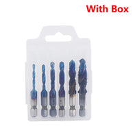 HSS Titanium Metric Tap Drill Bits Set | M3–M10 Thread Taps