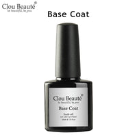 No-Wipe Top Coat & Sticky Base Coat UV Gel Polish — Long-Lasting, MSDS Certified, 15ml