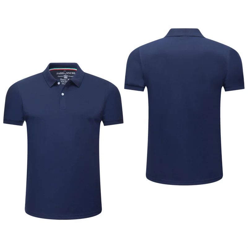 Men's Short Sleeve Polo Shirt — Breathable, Solid Color, Smart Casual Fit