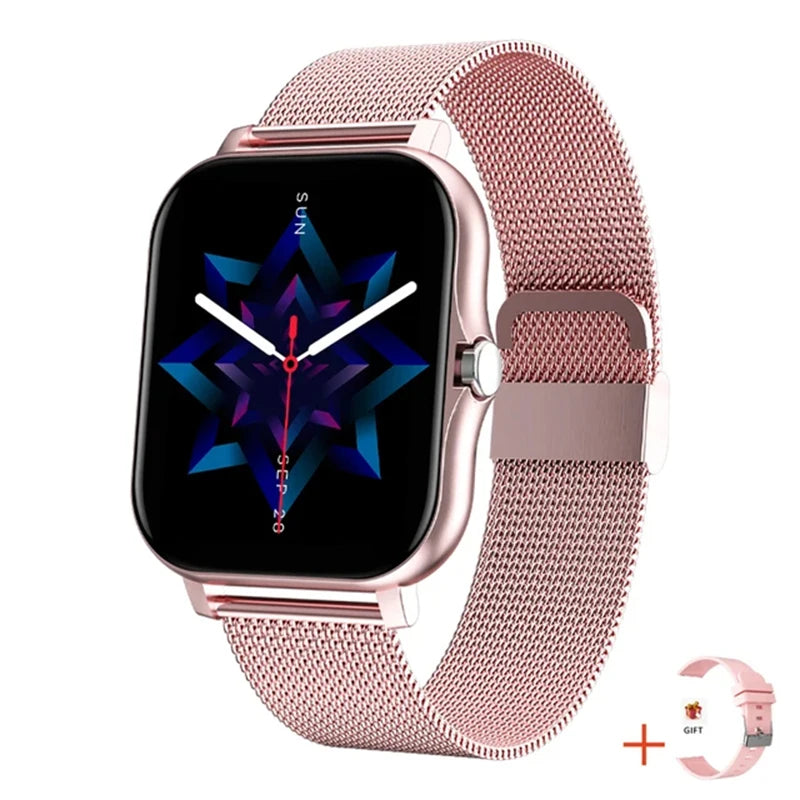 LIGE New Smart Watch Women Bluetooth Call Watch Fitness Tracker Waterproof Sport Smart Clock Fashion Ladies Men Smartwatch Woman