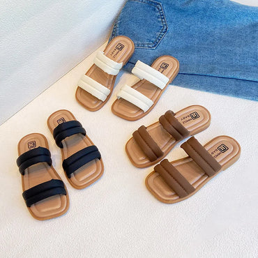 Girls Summer Sandals - Anti-Slip Soft Sole Open-Toe Slippers