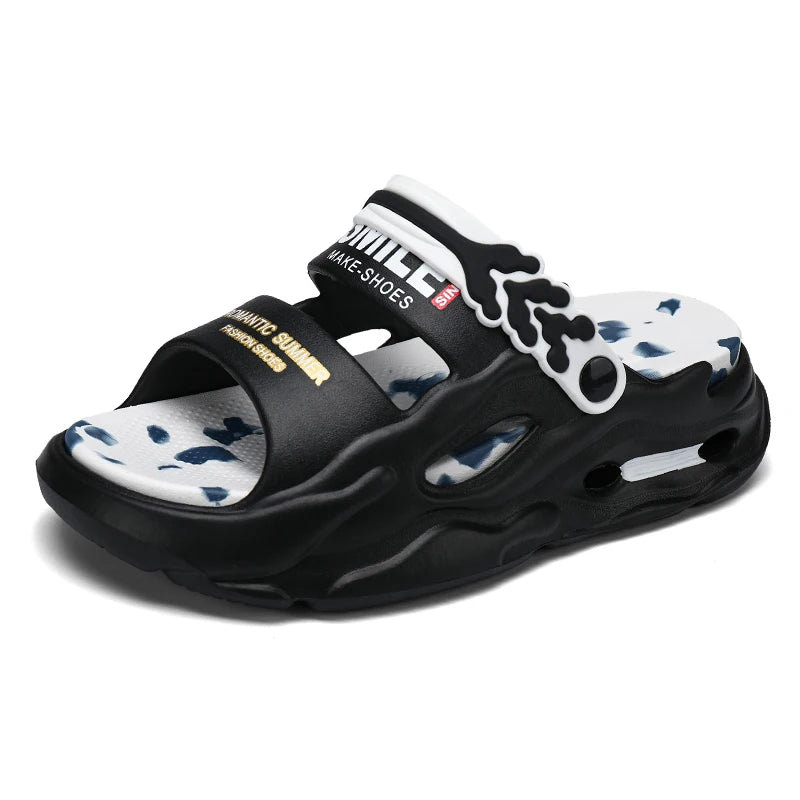 Men's Premium Cloud Slide Slippers - 5CM Platform EVA Beach Shoes