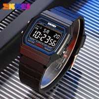 SKMEI 2042 Men's Military Digital Watch – LED, Waterproof, Chronograph, Alarm
