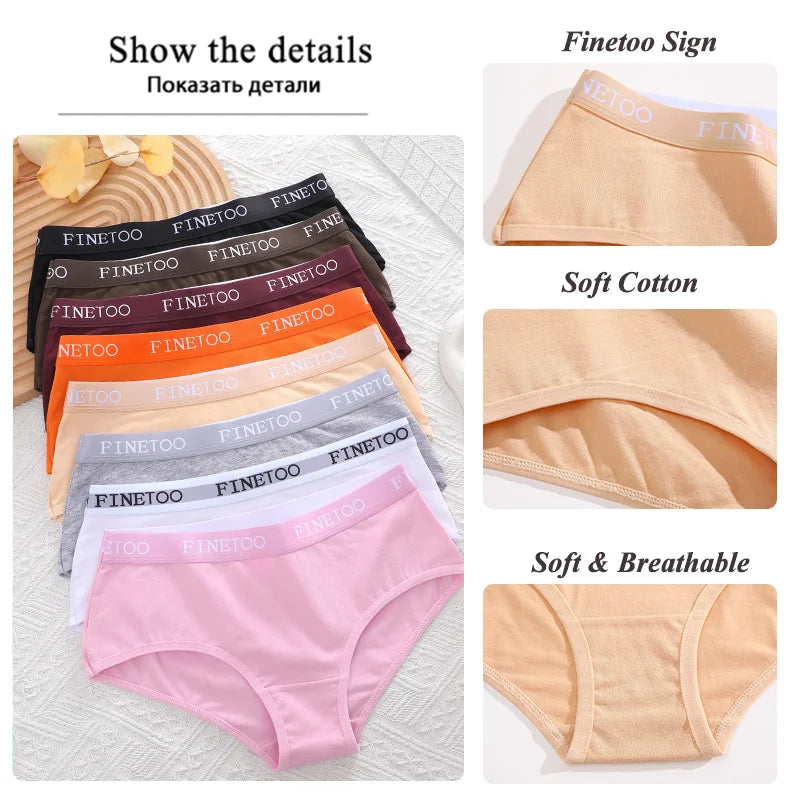 Set de 3 Panties de Algodón con Cinturón de Letras - Ropa Interior Sexy