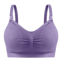 Seamless Maternity Nursing Bralette | Wire-Free Sleep Bra for Pregnant & Breastfeeding Women