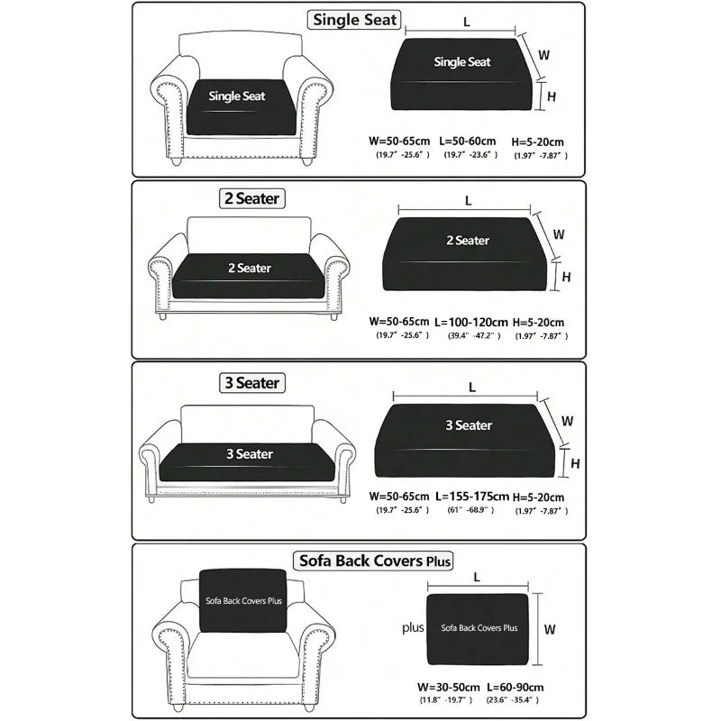 Tropical Leaf Stretch Sofa Covers – Waterproof Outdoor Furniture Protectors