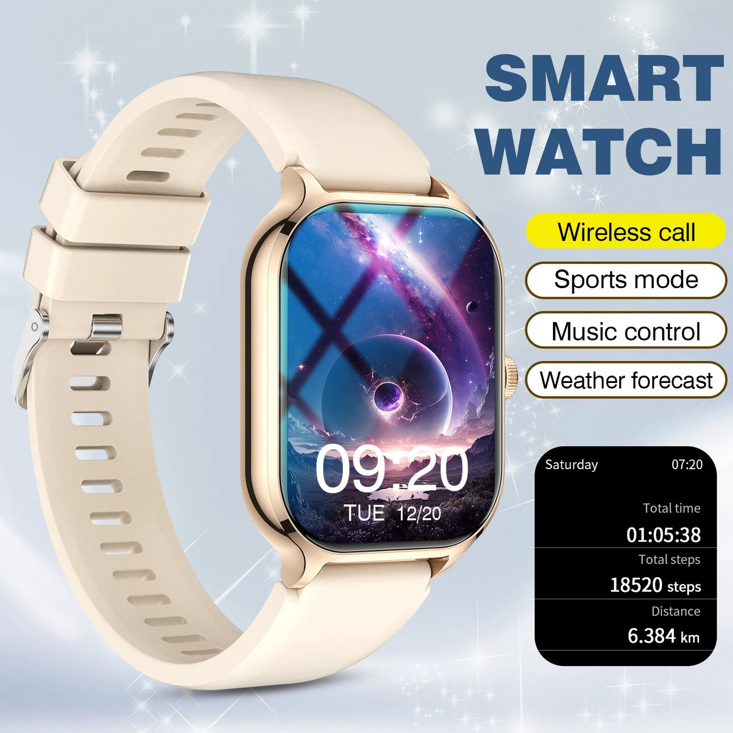 Bluetooth Smartwatch with Custom Dial & Calling