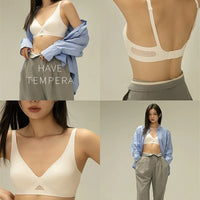 Seamless Wire-Free Push-Up Bra | Soft Support Bralette for Women